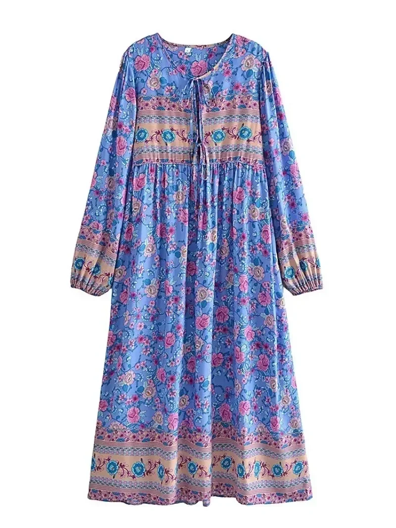 Floral Print Bohemian Maxi Dress Amazon Vintage Women Long Sleeve Green Floral Print Tie Neck Beach Bohemian Maxi Dress Ladies Rayon Cotton Summer Boho Dresses Robe AliExpress Floral Print Bohemian Maxi Dress Amazon Vintage Women Long Sleeve Green Floral Print Tie Neck Beach Bohemian Maxi Dress Ladies Rayon Cotton Summer Boho Dresses Robe AliExpress