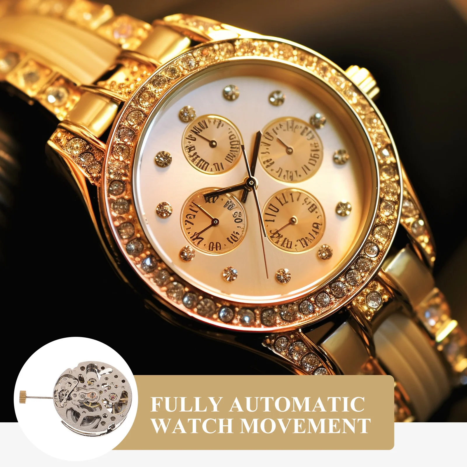 

High Quality Copper Watch Movement Replacement DIY Wristwatch Repair Parts Practical Accessories Watch Movement