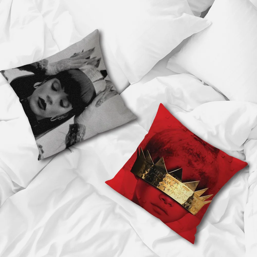 R-Rihanna singer pillow cover Sofa living Printing Decoration Room Home Office Coffee Shop Car Nordic Simplicity Cover