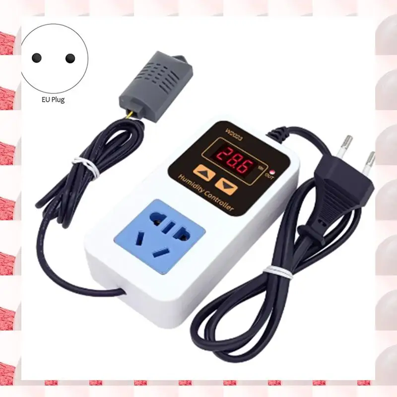 

ABGN 2X W2023 цифровой дисплей контроллер влажности увлажнитель увлажнения и осушения контроль влажности вилка европейского стандарта