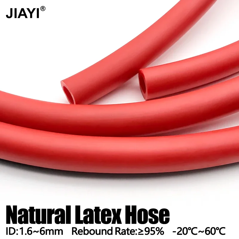 

Durable Stretch Latex Hose Nature Red Cold Resistant Wearproof ID 1.6-6mm Slingshot Rubber Replacement Tube