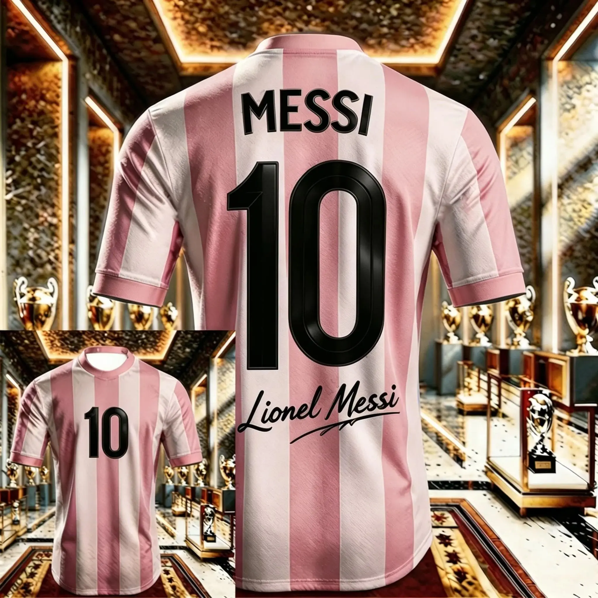 Messi No 10 Commemorative Soccer Tops Men T Shirt Women Tee Boys Top Children Parent Child Quick dry short sleeves kids Tshirt