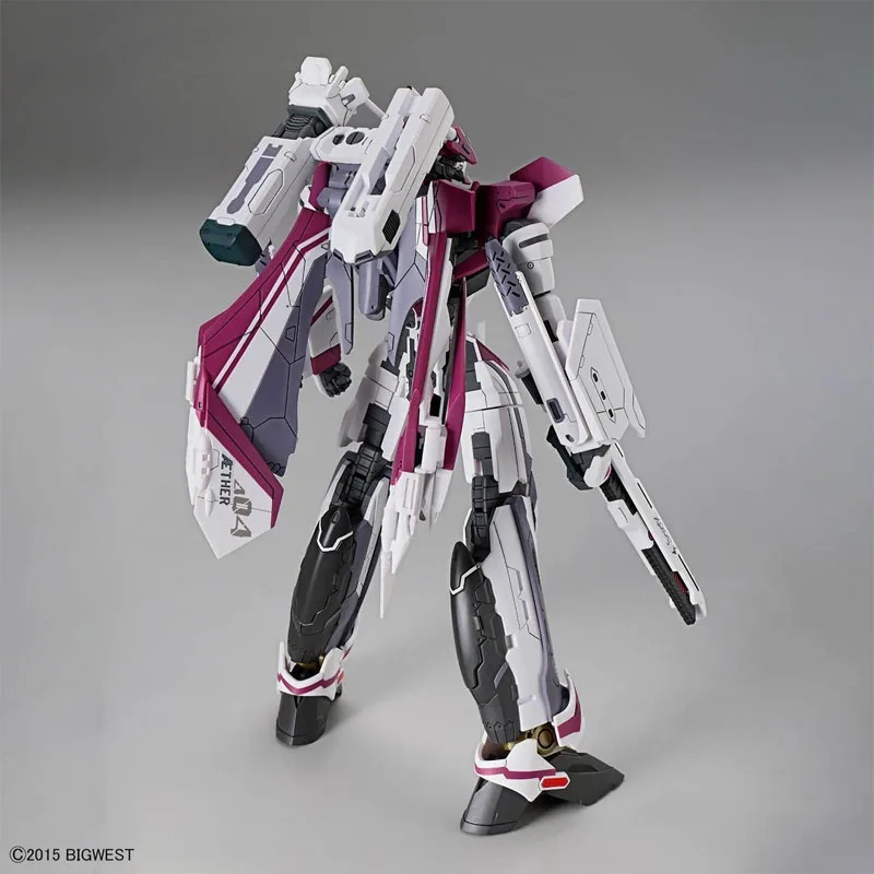 Oryginalny model do składania Bandai Macross HG 1/100 Siegfried Mirage Farina Jenius z zestawem Deluxe, figurka anime, kolekcjonerski model zabawka