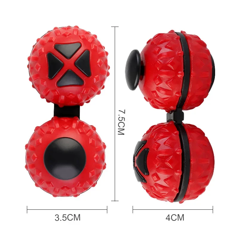 Children's Rotary Novelty Toy Decompression Handle Fidget Gyroscope Toy Puzzle Massage Ball Adult EDC Pressure Hand Spinner