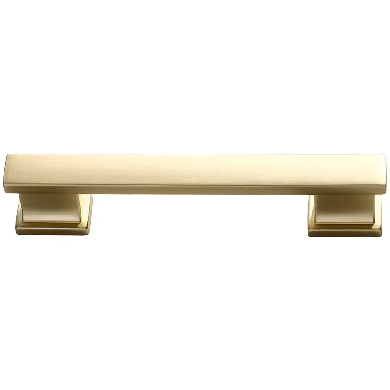 2pcs American Style Closet Pull Handles Gold Long Kitchen Cabinet Door Handles Drawer Knob Cupboard Wardrobe Furniture Pulls
