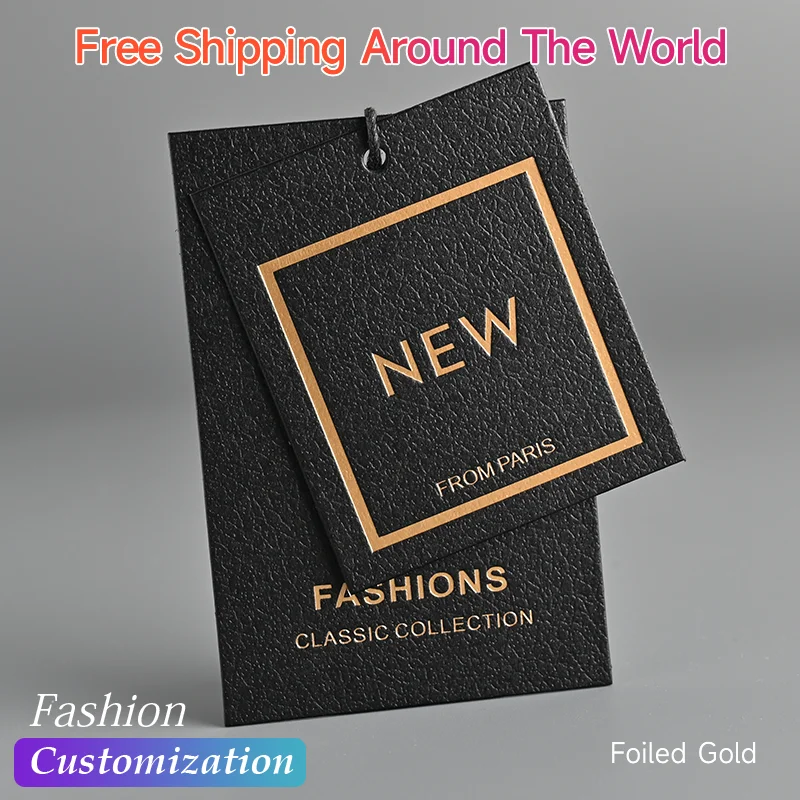 20 0piece.Custom.Hot Clothing Eco Friendly Recycled Clothing Swing Hang Tags business card with logo custom