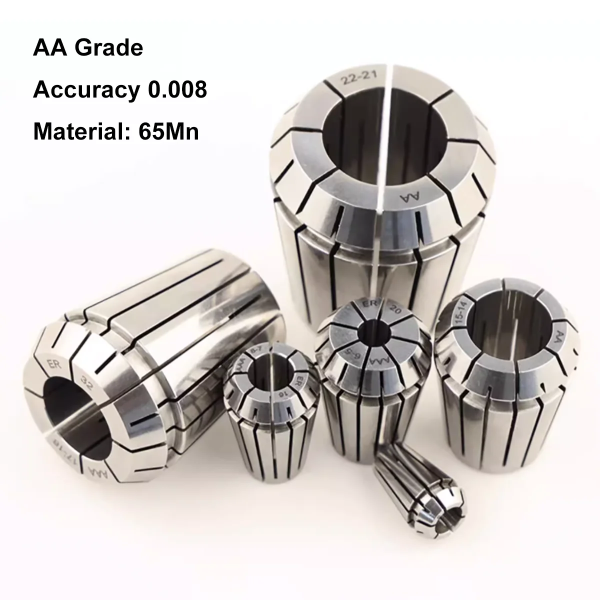 

ER11 ER16 ER20 ER25 Collet AA High Precision Spring Collet Chucks Tool Holder for CNC Engraving Machine Spindle Milling Lathe