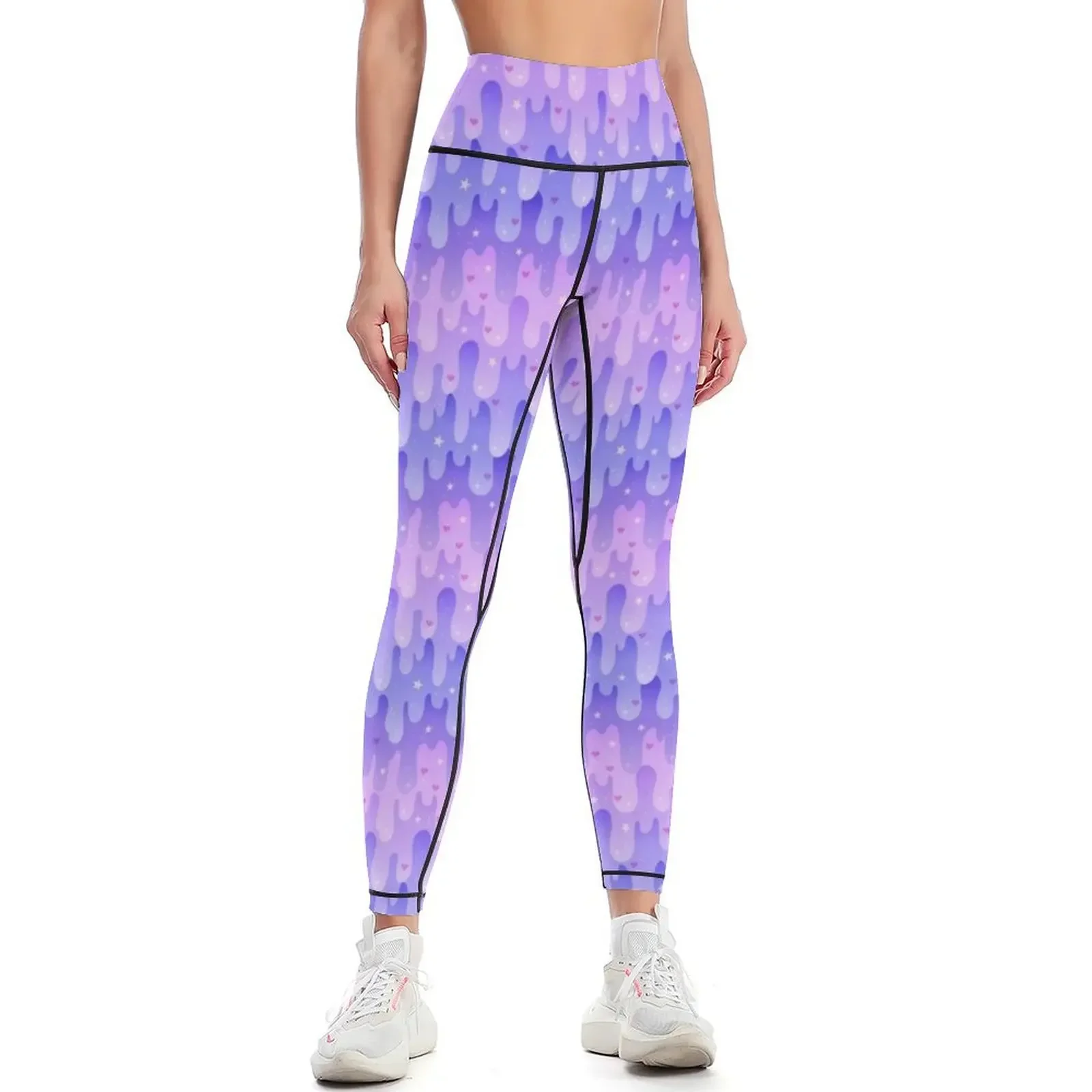 

Lavender Slime Leggings sport set Women's push up Female legging pants harem pants Womens Leggings