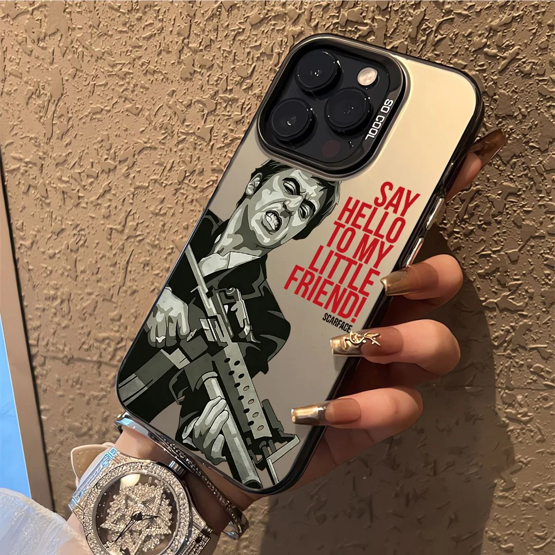 حافظة لهاتف سامسونج جالاكسي S26 S25 S24 S23 S22 S21 S20 نوت 20 FE Ultra Edge Plus 4G 5G غطاء مضاد للسقوط S-ScarfaceS TonyS