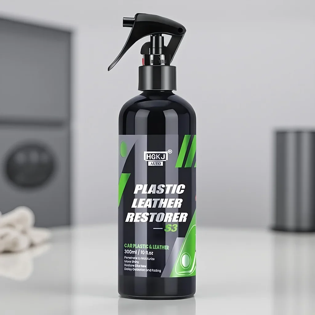 

100 мл автомобильный пластиковый кожаный резиновый спрей-восстановщик - обратно в черный глянцевый салонный пластиковый восстановитель