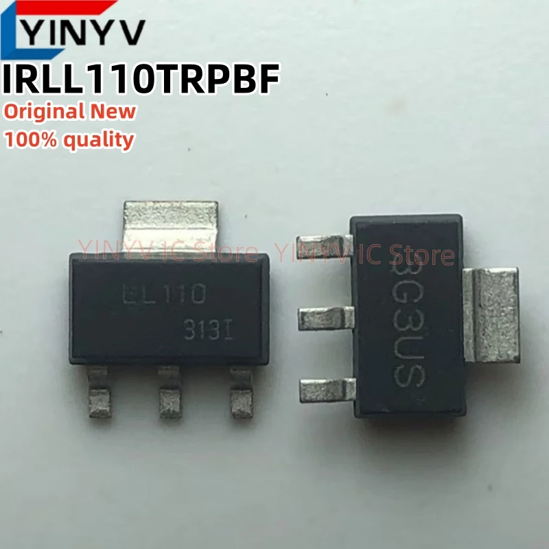 

Free shipping 20Pcs IRLL110TRPBF LL110 SOT-223 IRLL110TR IRLL110 100V N-Channel MOSFET Original New 100% quality