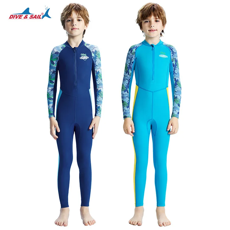 

New Wetsuit for Kids with Full Body Coverage and Sun Protection Versatile Kids Wetsuit for Snorkeling Diving and Water Sports