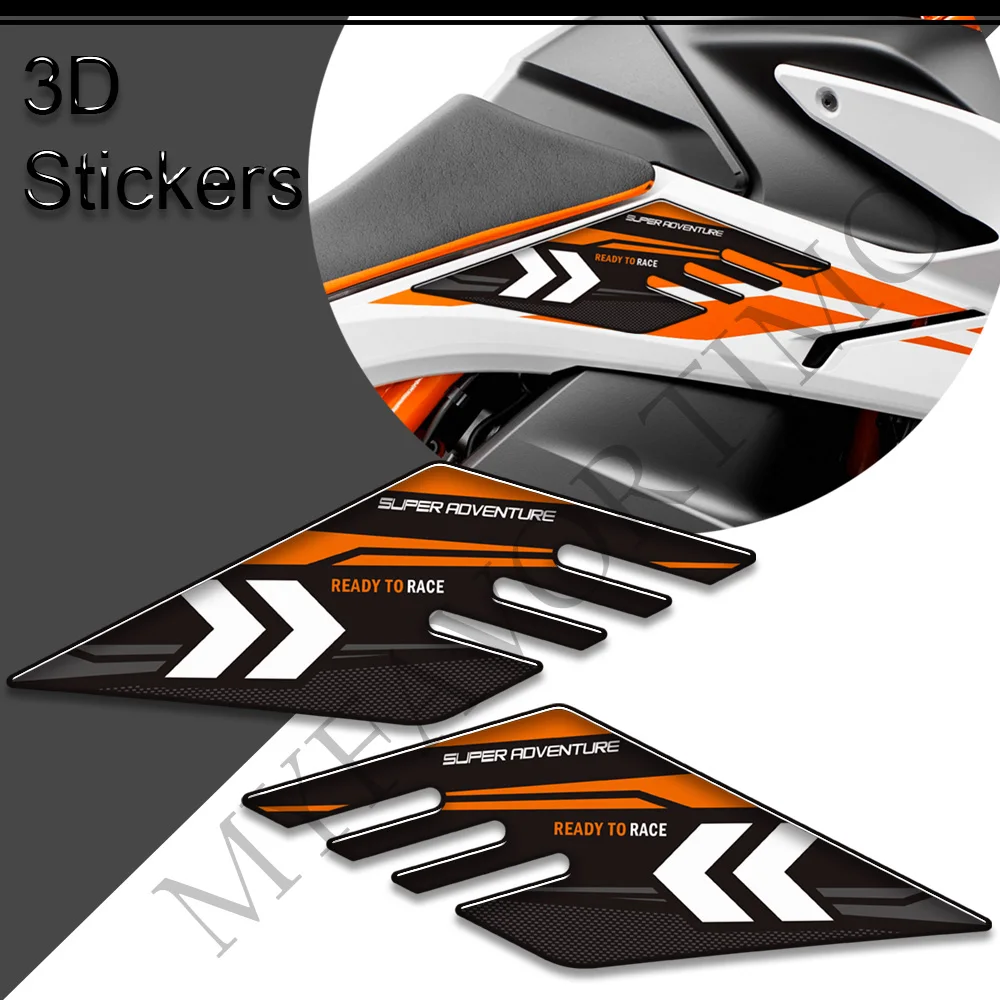 For 790 Adventure R Motorcycle Tank Pad Side Grips Gas Fuel Oil Knee Protection Stickers Decals 2019 2020 2021 2022