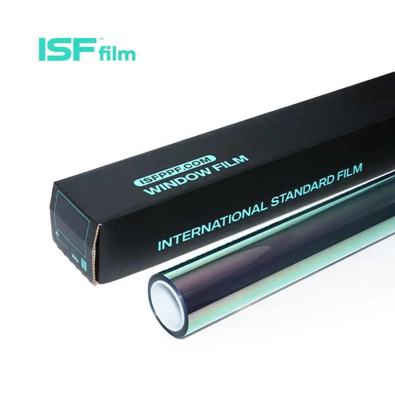ISF 75% VLT 99% UVR Nano Keramische Hoge Kwaliteit Auto Kameleon Glasfolie met UV Proof Glare Reductie Zon Controle Voorruit Film