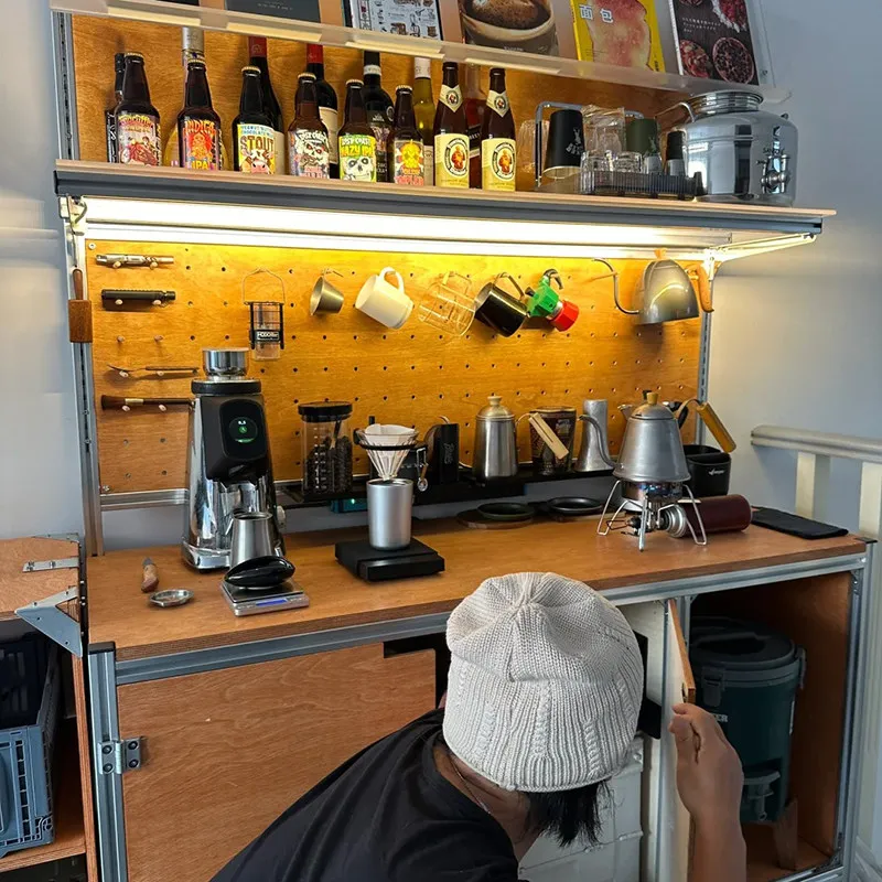 

Simple side cabinet Aluminum profile Ocean plate Locker Hole plate Furniture Tea cabinet Coffee cabinet Storage wall side