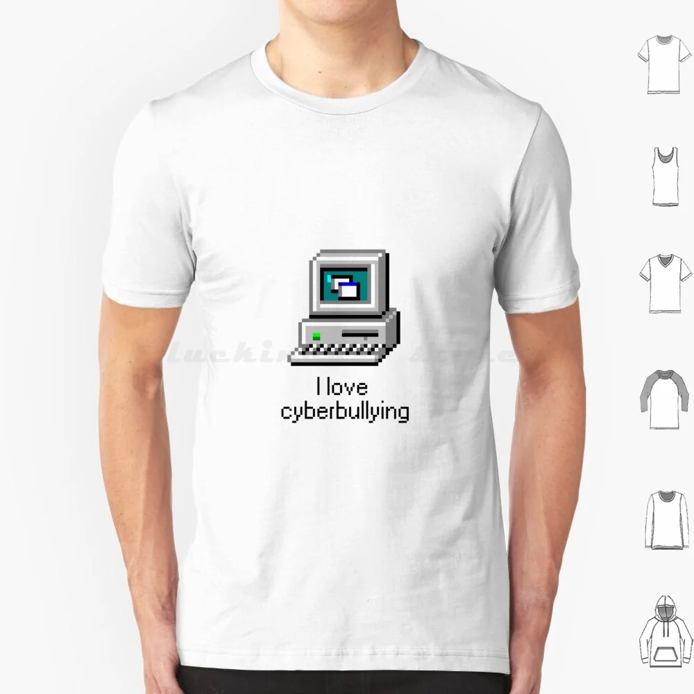 Camiseta I Love Cyberbullying, camiseta fresca de algodón 6xl, comedia divertida de Internet Cyberbullying en línea