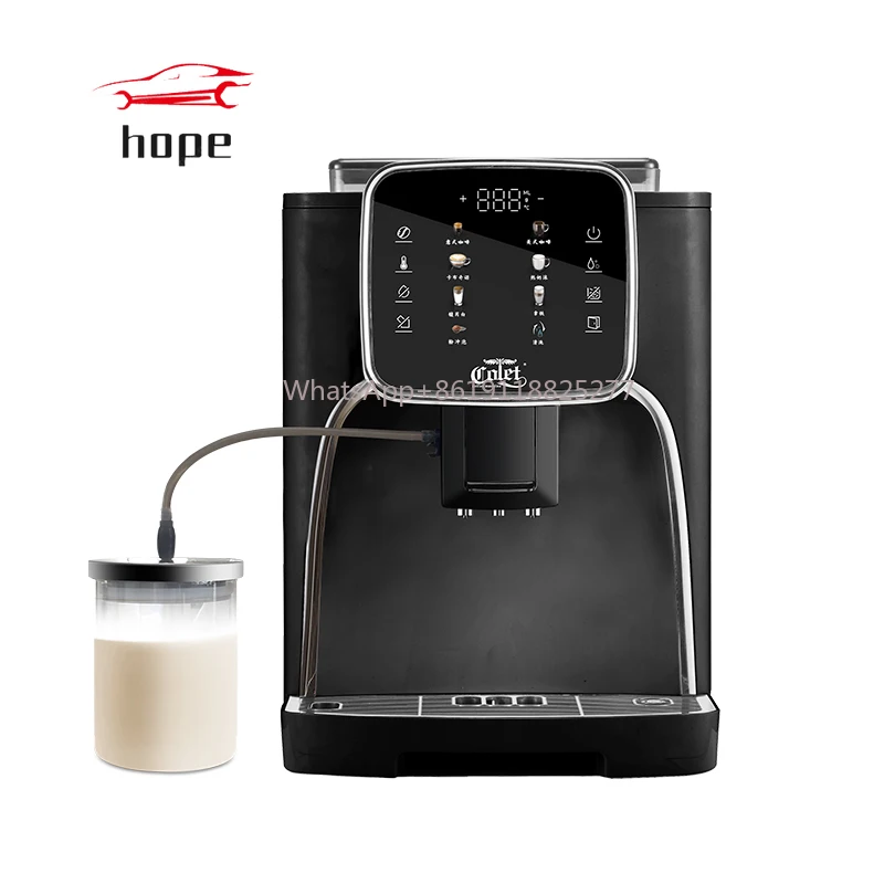 6 coffee drinks  one touch get cappuccino fully automatic bean to cup espresso coffee machine