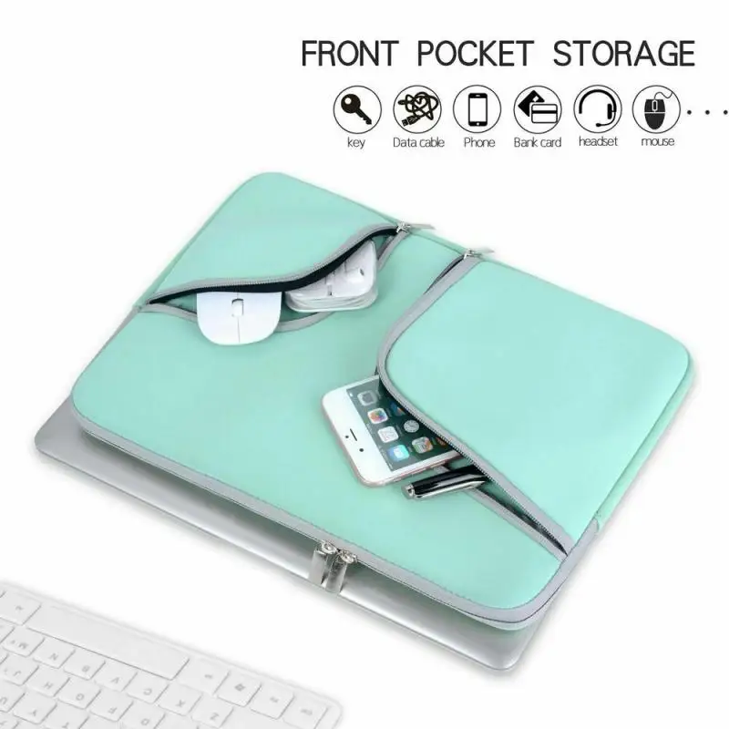 Newest Soft Laptop Bag for Xiaomi Hp Dell Lenovo Notebook Computer for Macbook Air Pro Retina 11 12 13 14 15 Case