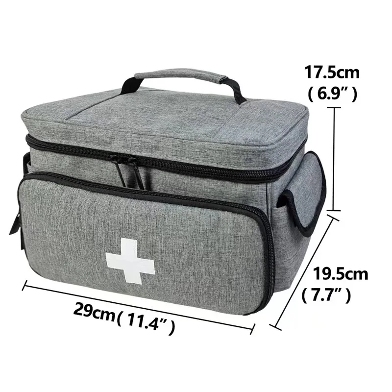 Custom Medical Storage Portable Multiple Pockets with Medical Supplies Home First Aid Kit Emergency Medical Bag
