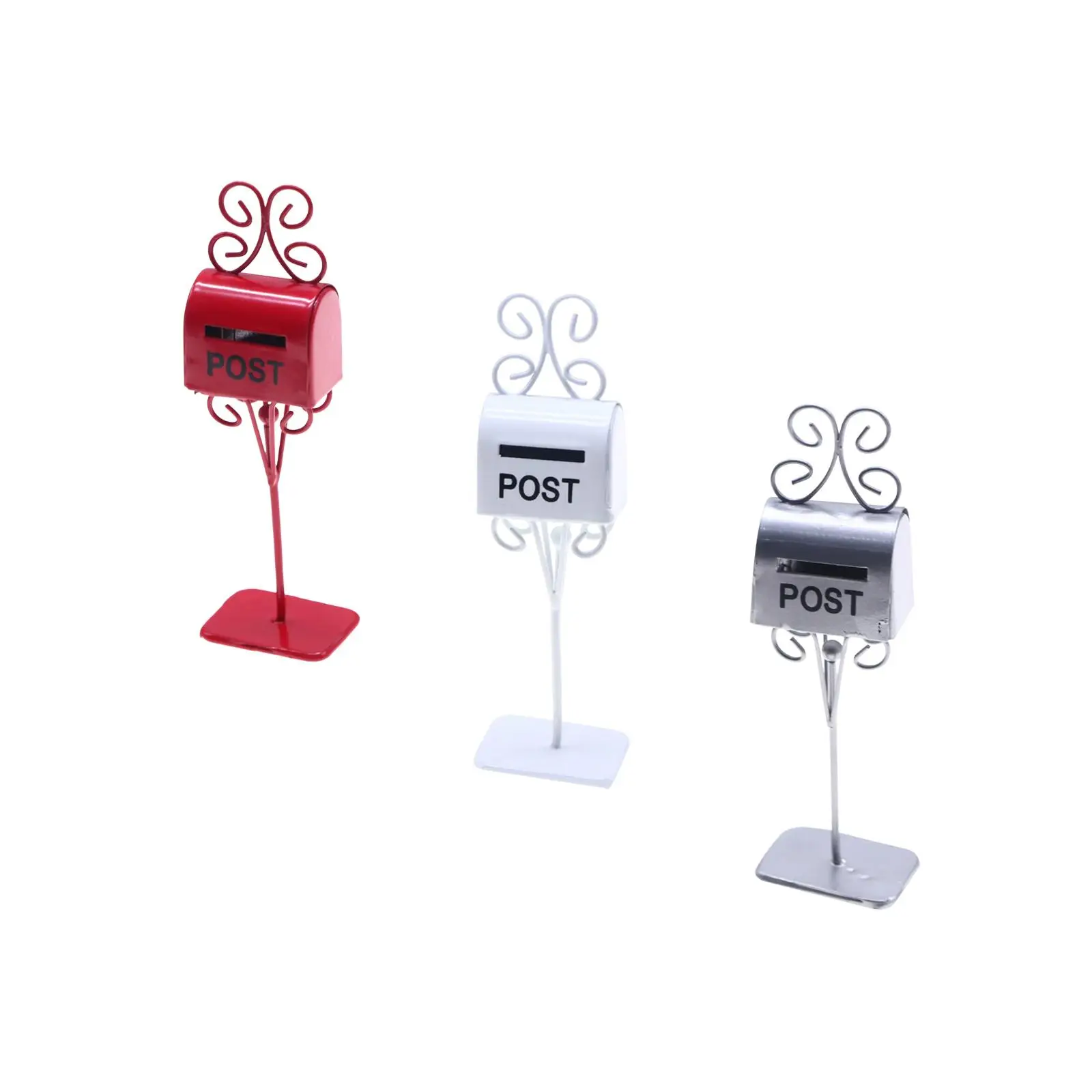 Boîte aux lettres Miniature pour maison de poupée, scènes miniatures, jeu de simulation, modèle de scène, accessoires de décoration pour maison de poupée, accessoire de scène Miniature