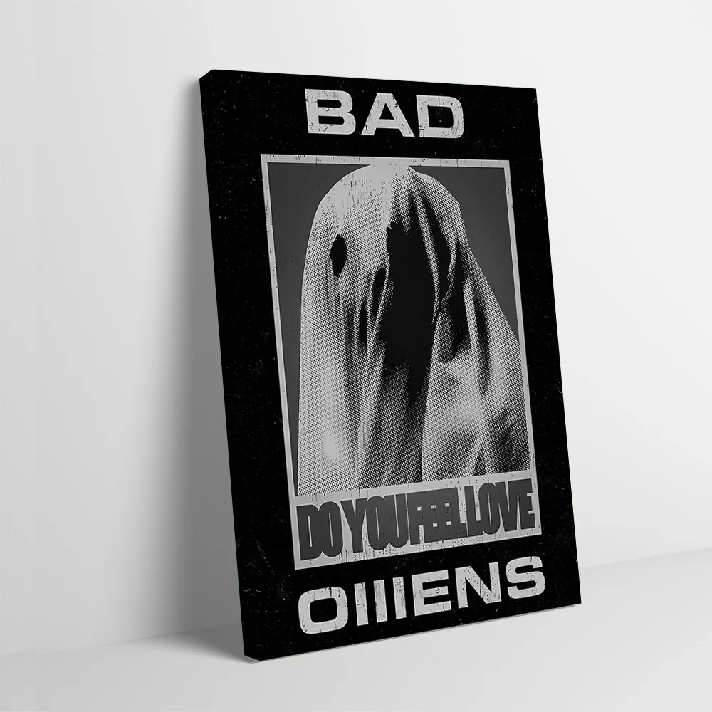 Bad Omens - Do You Feel Love Poster Customizable Printed Canvas Painting Wall Art Gift for Aesthetic Decoration Bathroom Decor
