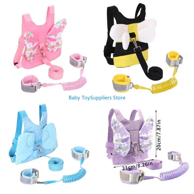 R1WF طفل المشي تسخير السلامة سلامة المشي مع المقود لمدة 1-8 سنوات طفل