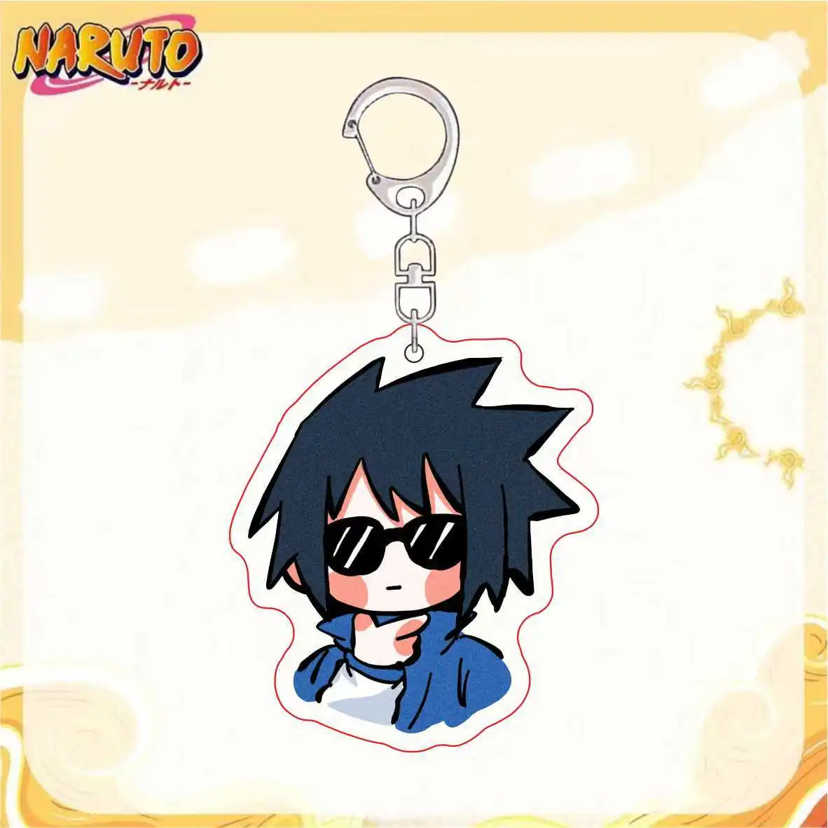 Naruto Animation Game Peripheral Toys Q-Version Kawaii Acrylic Pendants Keychain Garnish Accessory Anime Figures Collection