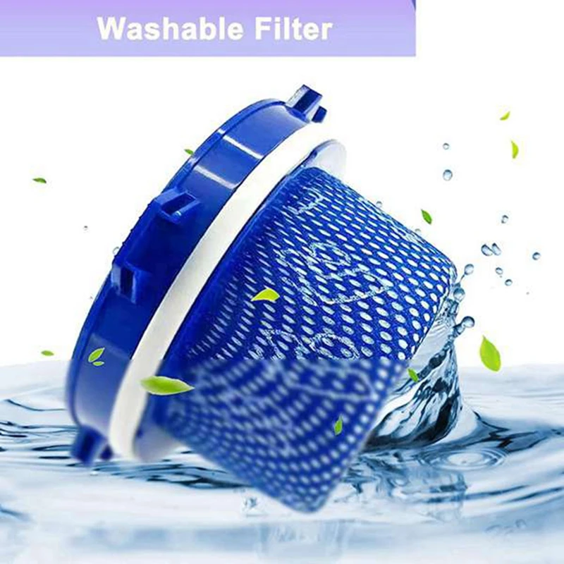 1Set Washable Filters For SAMSUNG Jet 75 Jet 90 Jet 70 Jet 75+ Jet 60 VS9000RL Vacuum Cleaner, Replace No. DJ97-02649A