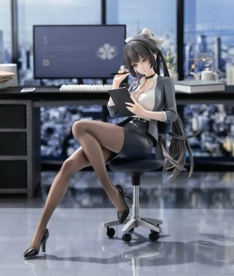 Blue file mastiff Kaohsiung model two-dimensional beautiful girl animation peripheral ornaments gift collection