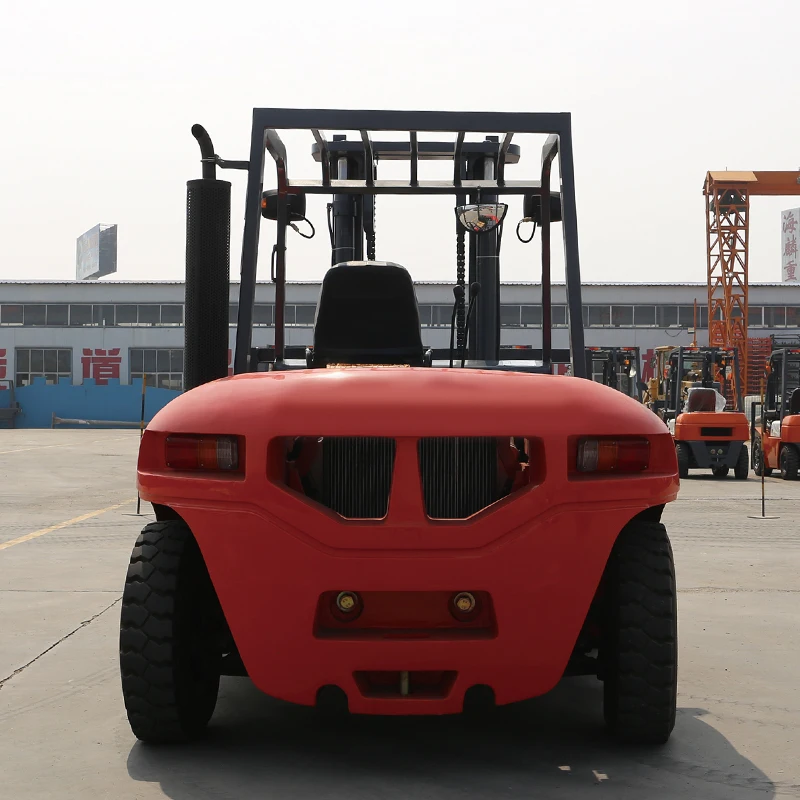 China Manufacturer Customizable High Quality Four Wheels Forklift Lifting Truck 3 Ton-5 Ton Diesel Forklift Trucks For Sale