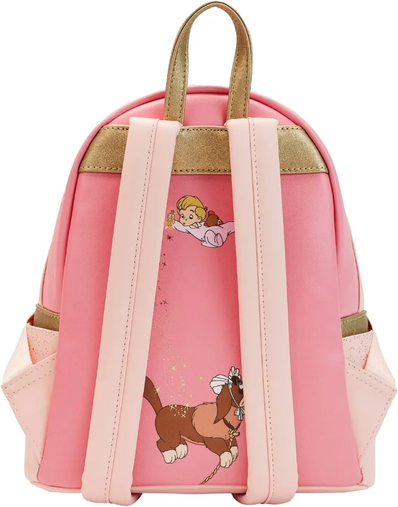 Loungefly Women's Pink Tinkerbell Print Mini Backpack for Kids & Adults view 4