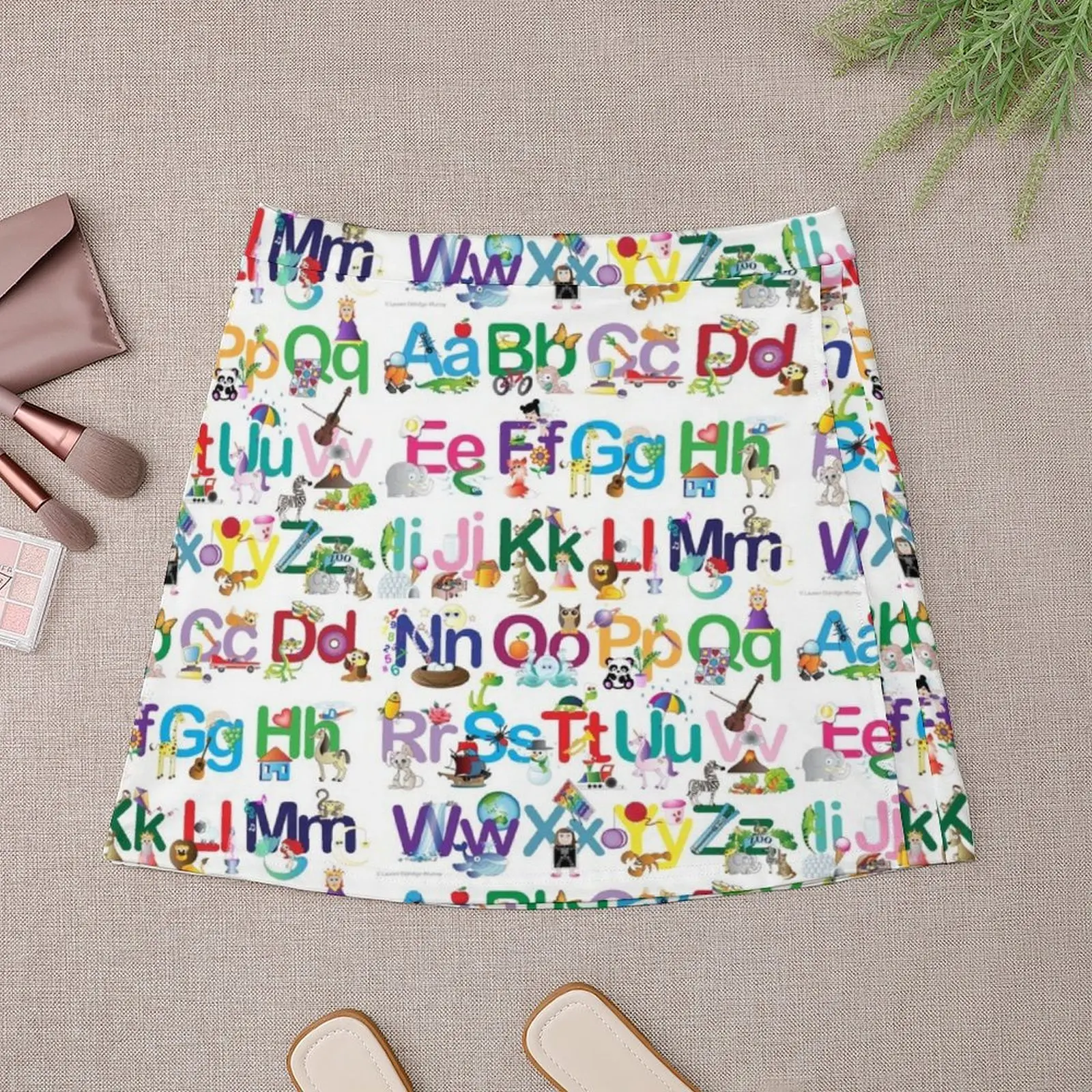 Alphabet for kids Mini Skirt women's skirts trend 2025 Women's summer skirt chic and elegant woman skirt Mini