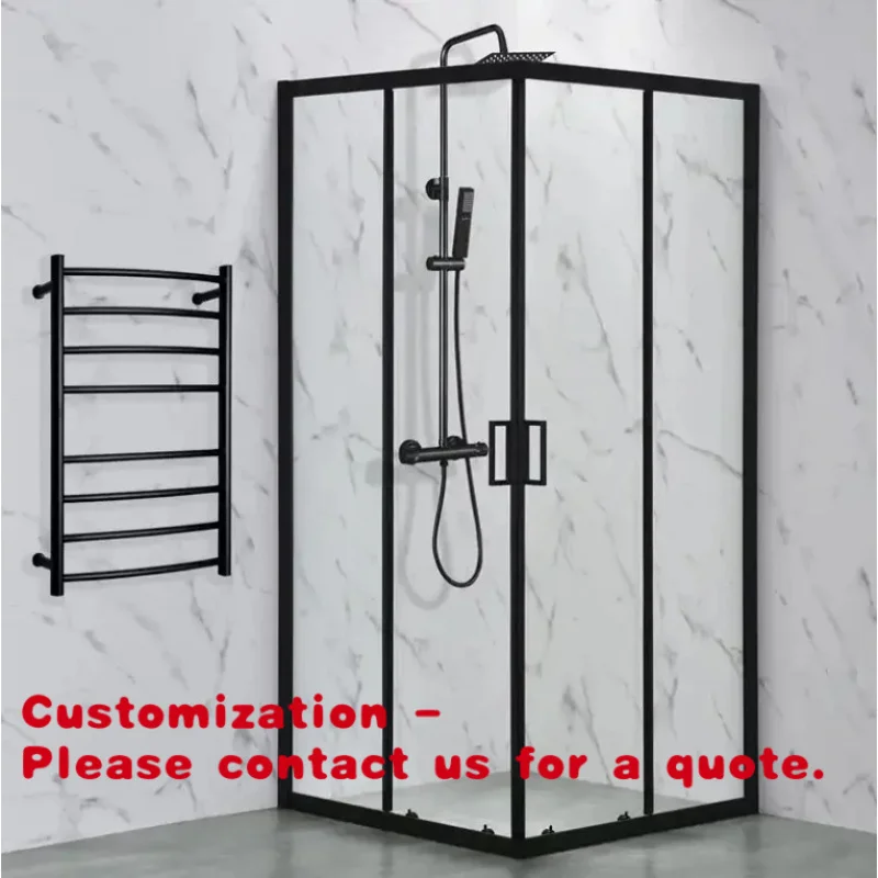 

Душевая кабина из нержавеющей стали для отелей Custom.Lezhai: современная, с каркасом, складной стеклянной дверью, прямой прямоугольный дизайн, гарантия 5 лет