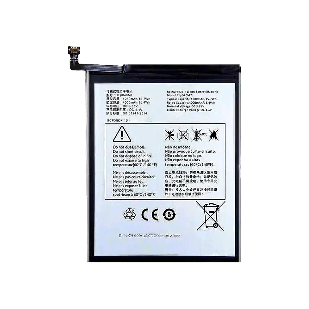 Eco-Friendly Tablet Battery For Alcatel joy Tab2 Tab 2 TLp040M7 NEW