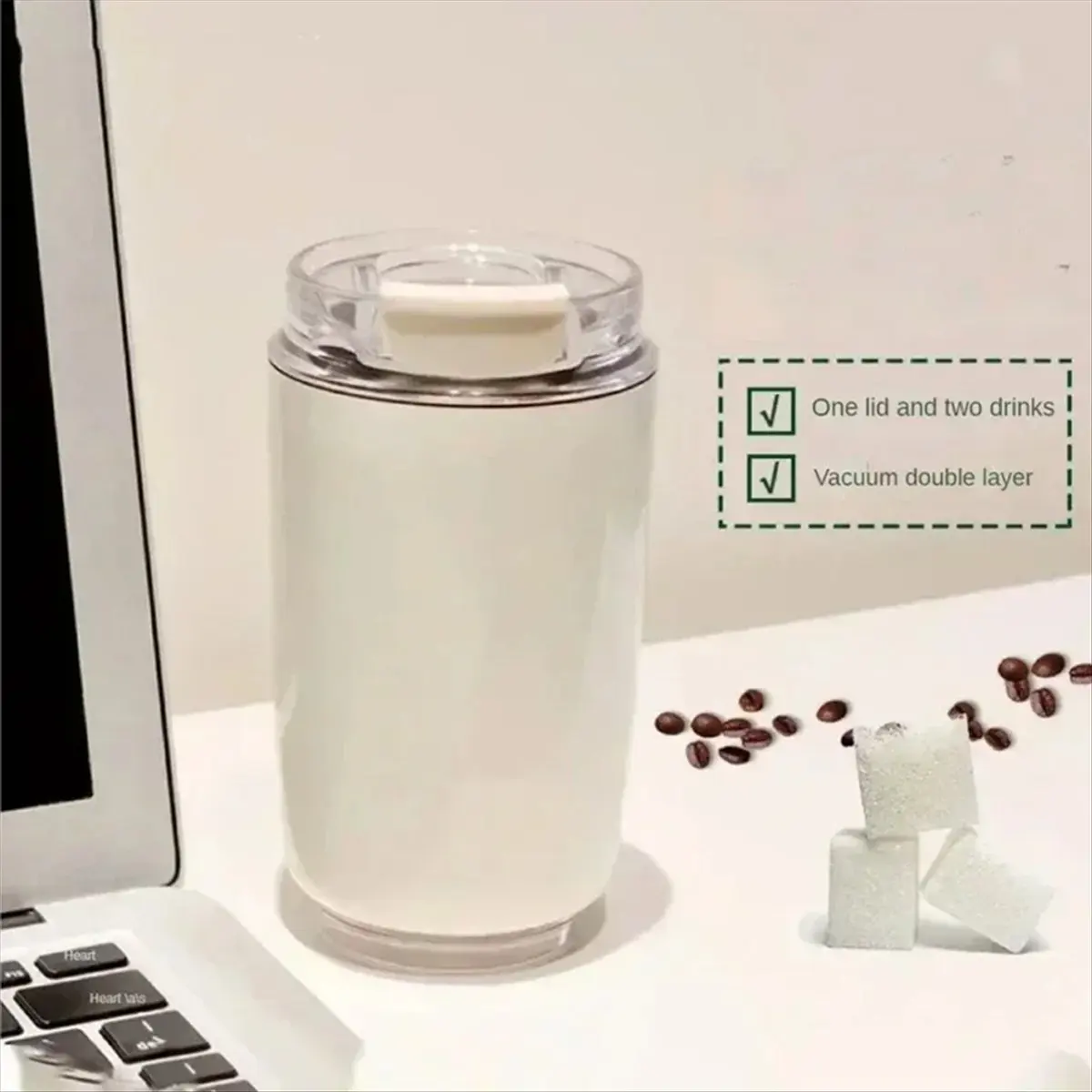 AA1804 Superior Tumbler Mug Milky Mug Car Water Bottle Travel Stainless Steel Vacuum Bottle Drinking Jug