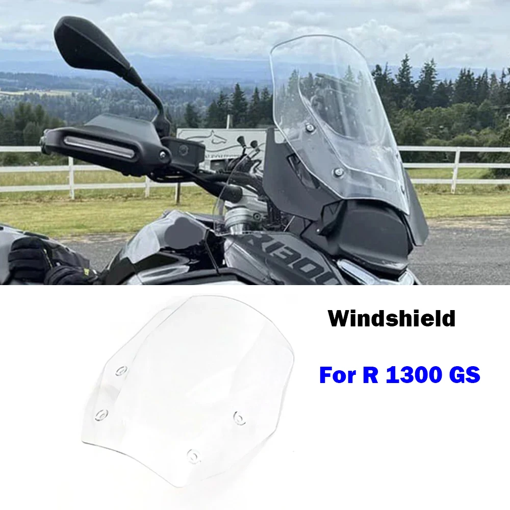 

2023- R1300GS Motorcycle Windscreen For BMW R1300GS ADV R1300GSA Accessories Fron Windshield Deflector R1300GS ADV