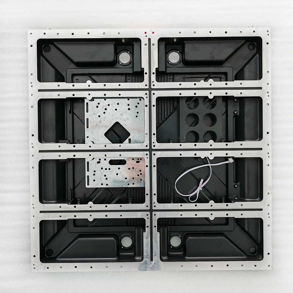 LED display screen die-cast aluminum cabinet 512x512 mm size used