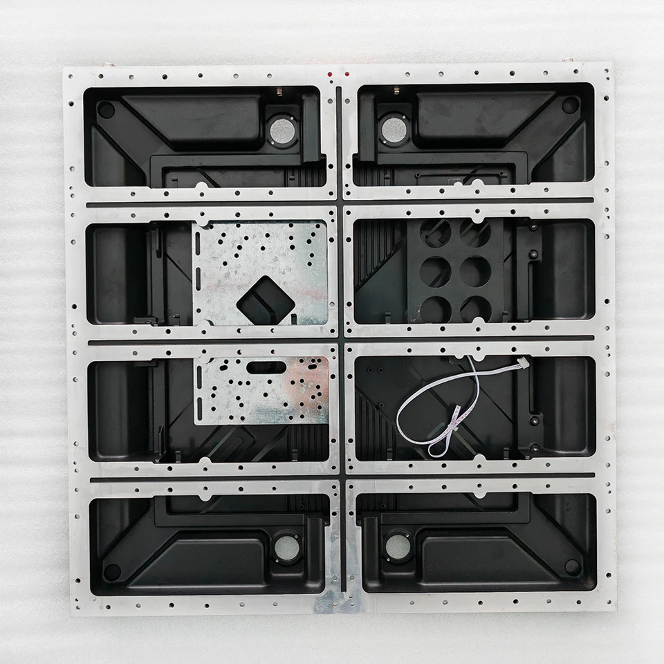 LED display screen die-cast aluminum cabinet 512x512 mm size used