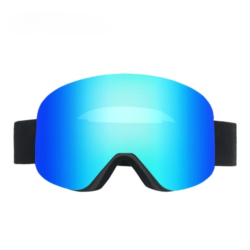 Colorful Snow Ski Goggles Double-layer Magnetic Lens Goggles Anti-fog and Anti-ultraviolet Outdoor Ski Glasses