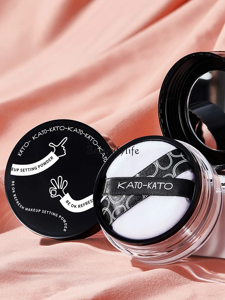 Long-Lasting Face Powder, Oil Control, Biscuit Skin, Moisturizing and Sweatproof, Finishing