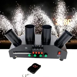 stage firework machine Fan shape remote cold pyro pyrotechnic machine cold firework cold fountain firing system for stage
