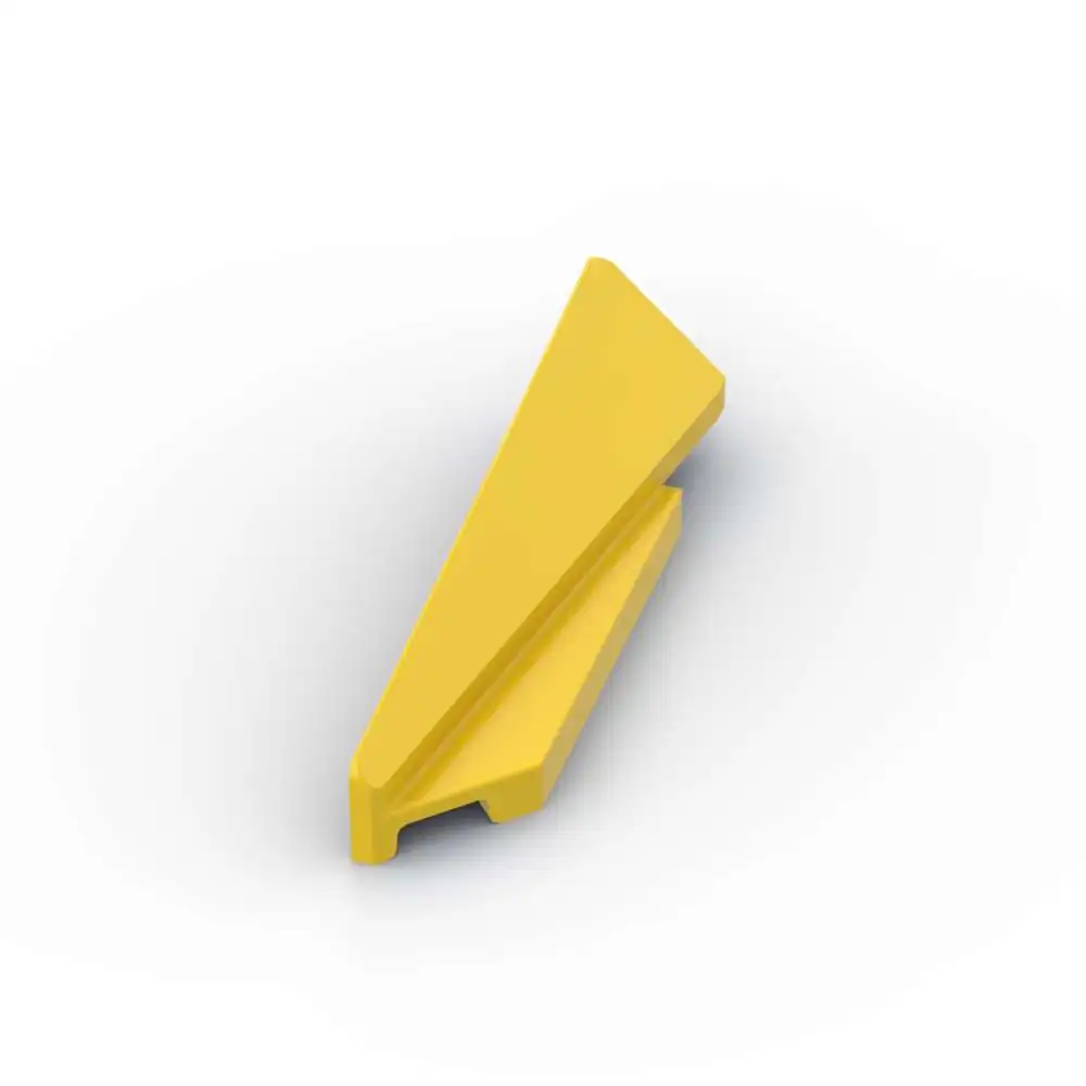 MOC 10 STKS Deel Bricks 3388 Wedge 5x1x1 1/3 Met 4x1 Bouwstenen Set Base Links Huis Kasteel Deeltje Puzzel DIY Speelgoed Kid Gift