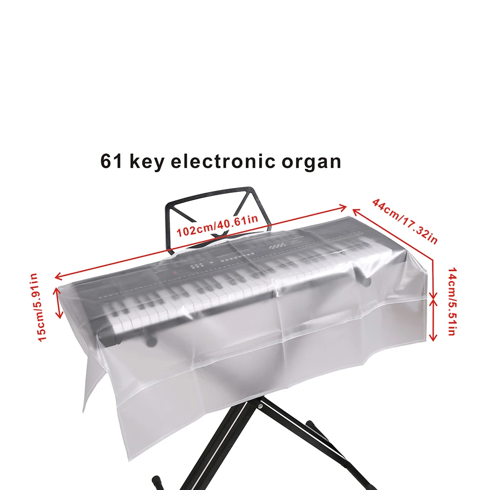 Pokrowiec na pianino elektroniczne 61/88 klawiszy, wodoodporny pokrowiec na pianino cyfrowe, pokrowiec na klawiaturę pianina cyfrowego