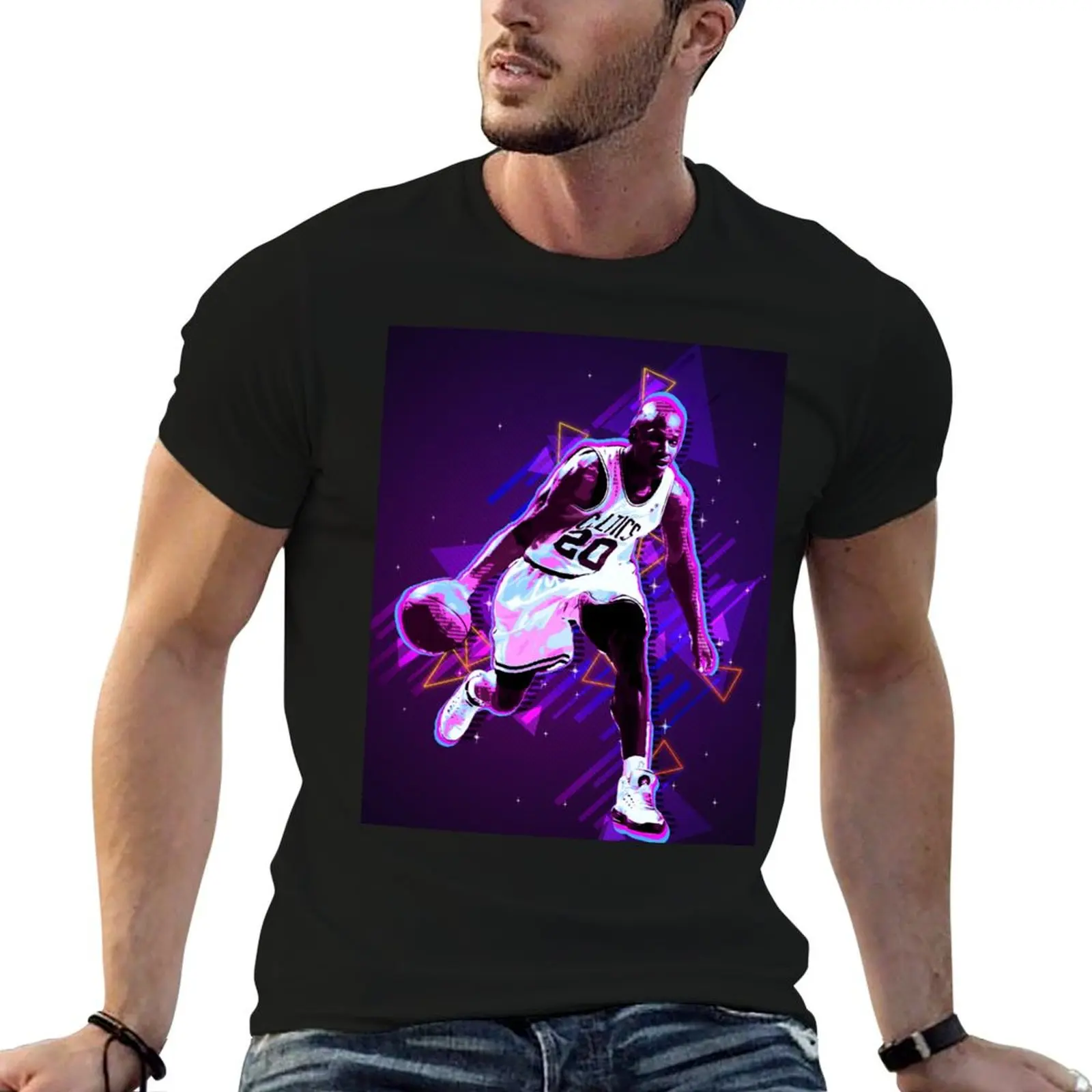 

Ray Allen T-Shirt t shirts cotton 100% t shirt men 100% cotton luxury brand T-Shirt