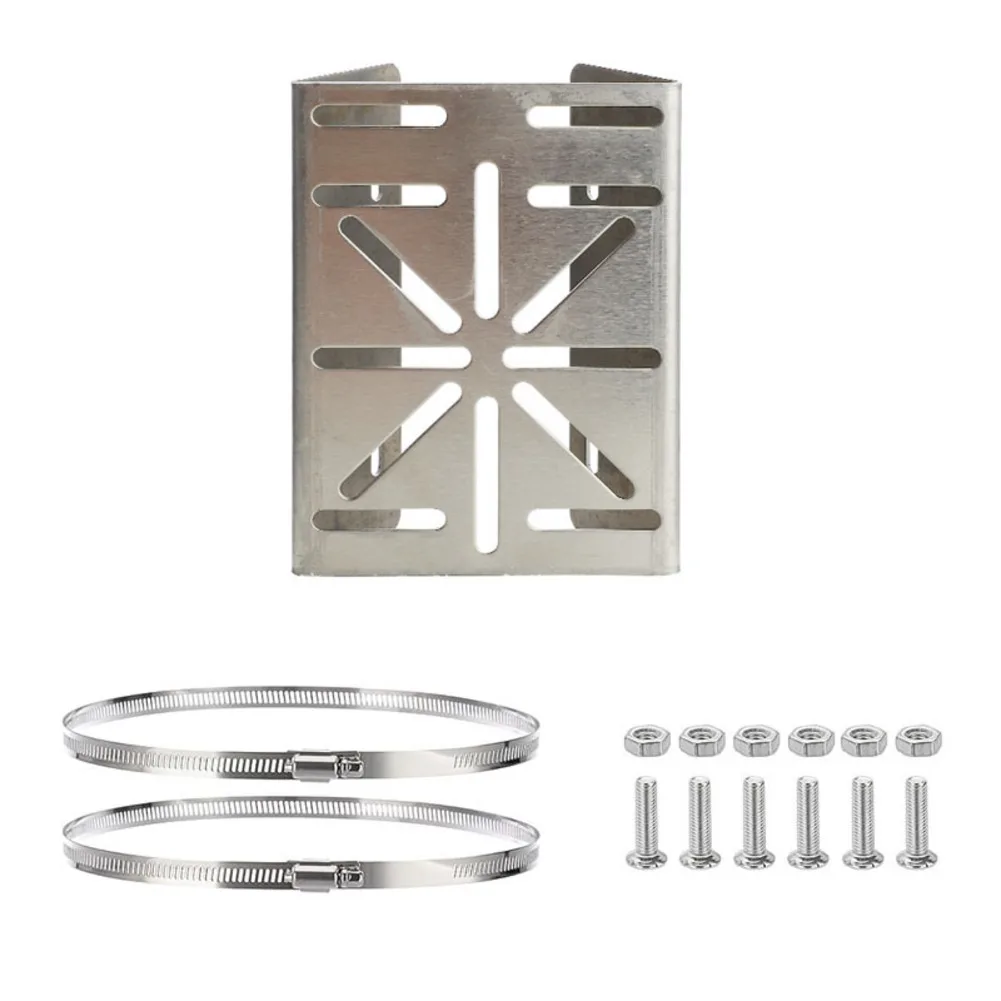 Supporto a palo verticale in acciaio inossidabile progettato per EufyCam S4 e telecamere CCTV compatibili che offre un montaggio sicuro e regolabile