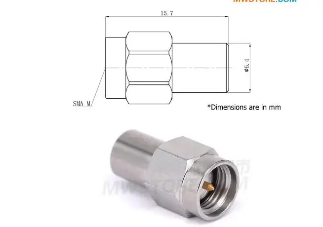 SMA RF matching load 50 Ω ohm male coaxial impedance 2W 18GHz