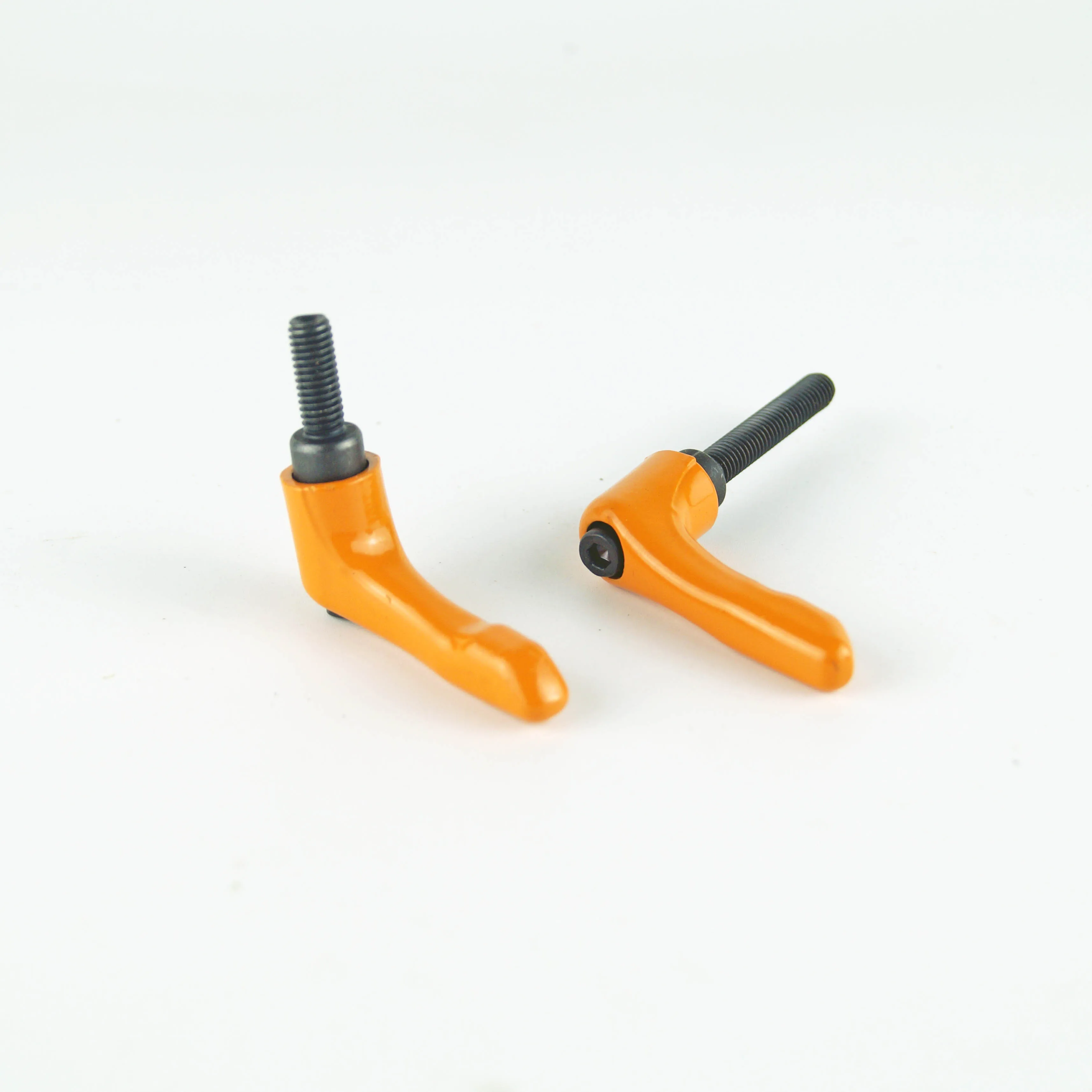 M5 M6 Solid Adjustable handle clamping lever arms tension levers orange color