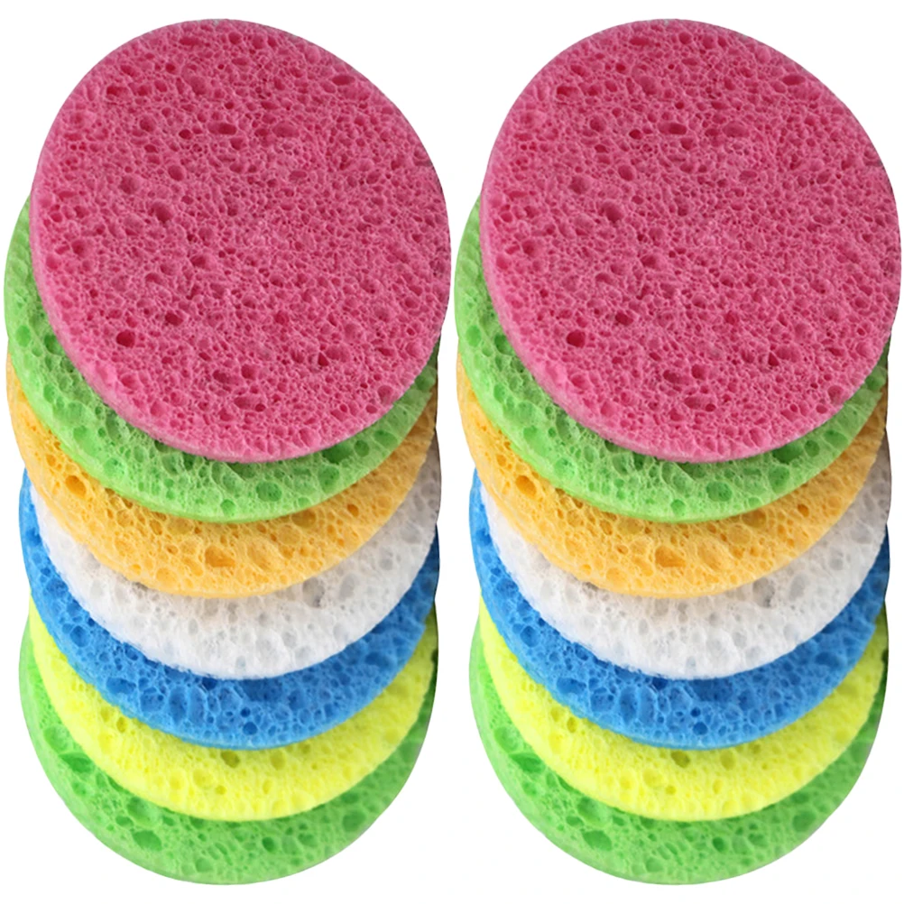 

Facial Sponges Cleansing Sponge Estheticians Skin Care Makeup Remover Round Face Washing Tool Exfoliating Pore Cleaner Soft