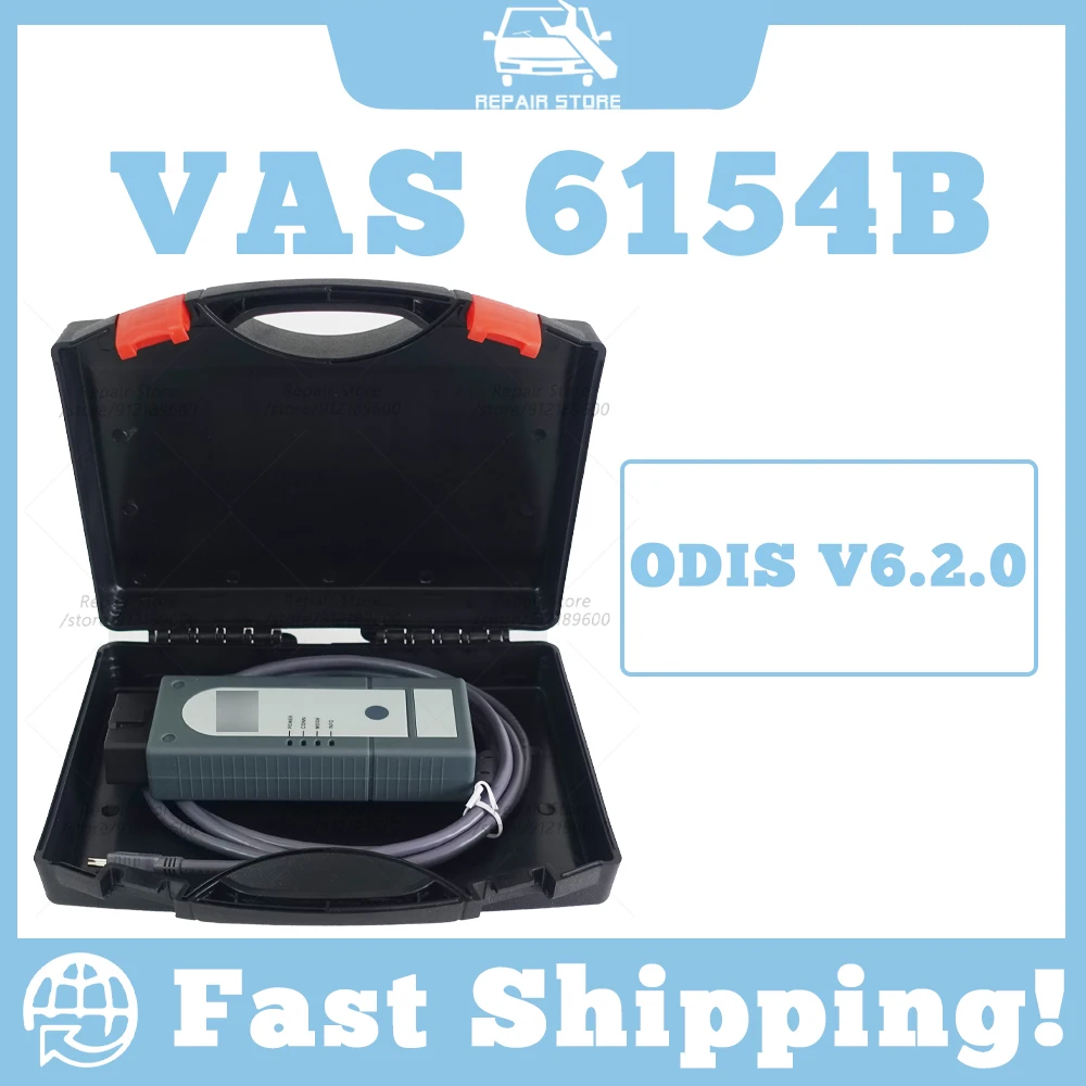 Diagnostic VAS-6154B-V1.6 With WiFi ODIS V7.2.1 read/ clear code for V-W/AU-DI/SKO-DA/SE-AT Non-upgradable Multi-language coding