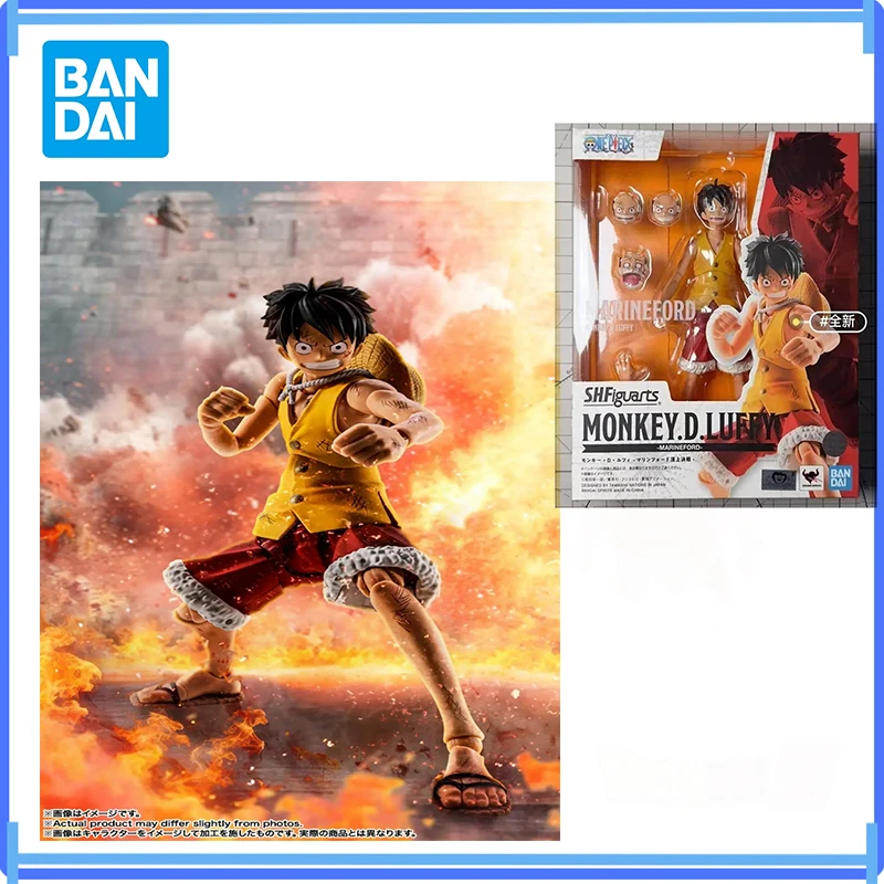 

Genuine Bandai Shfiguarts In Stock One Piece Marineford Summit Battle Monkey D Luffy Figure Anime Action Model Boxed Toys Gifts